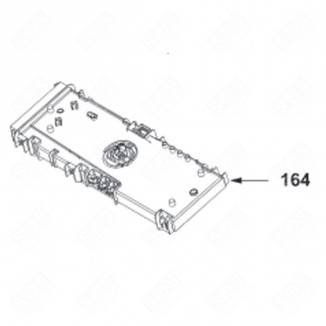 ELECTRONIC CARD, COMMAND MODULE (REFERENCE 164) WASHING MACHINES - AS0057930