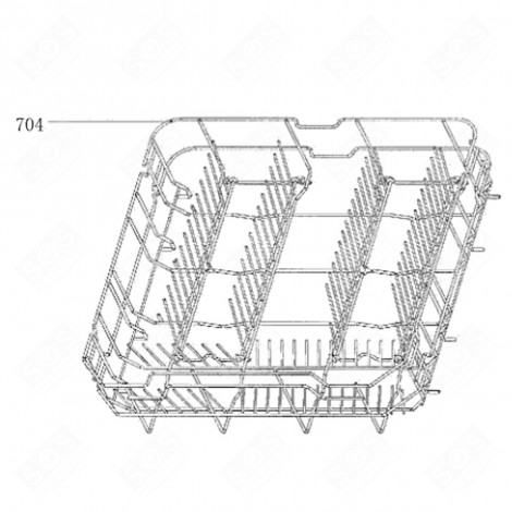 LOWER BASKET (REFERENCE 704) DISHWASHER - 979087