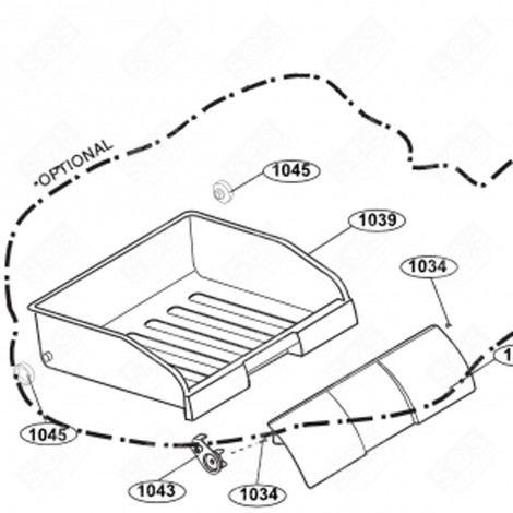 VEGETABLE DRAWER REFRIGERATOR, FREEZER - 4317580100