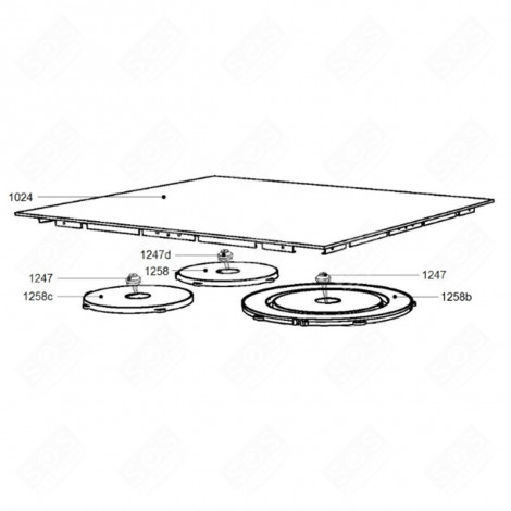 VITROCÉRAMIQUE TOP (MARK 1024) ELECTRIC / GAS HOBS - 49044069