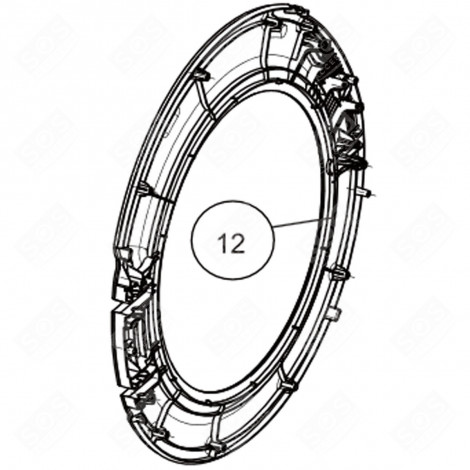 INNER FRAME (REF. 12) WASHING MACHINES - 2839751100