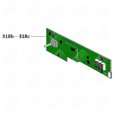 PROGRAMMED MODULE (MARK 318B) TUMBLE DRYER - 49042569