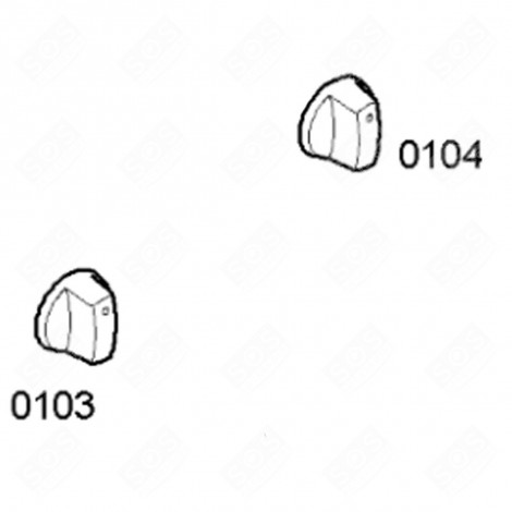 BUTTON MARK 103 AND 104 GAS / ELECTRIC OVENS - 00422752