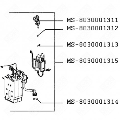 FLAP (MARK MS-8030001311) COFFEE MAKER, ESPRESSO - MS-8030001311