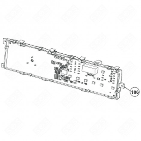 ELECTRONIC CARD, POWER MODULE (MARK 186) WASHING MACHINES - 2826920770