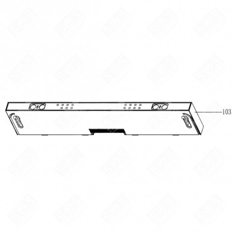 PANEL (ID 103) DISHWASHER - AS0033514