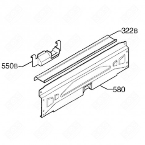 PANEL (MARK 580) DISHWASHER - 8091741028