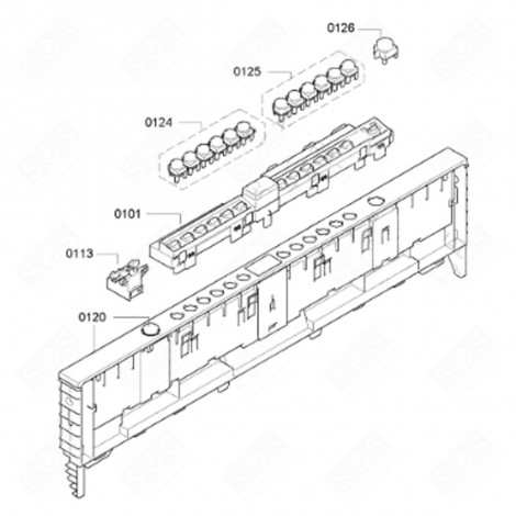 STRIP (MARK 0120) DISHWASHER - 00708662