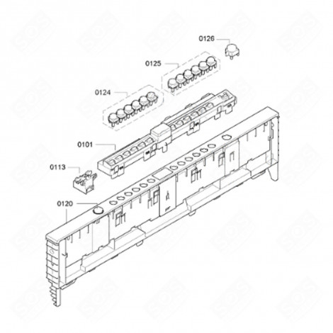 STRIP (MARK 0120) DISHWASHER - 00676944