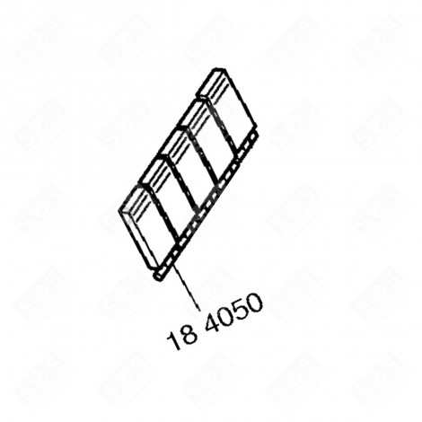 BUTTON (MARK 184050) DISHWASHER - 00184050