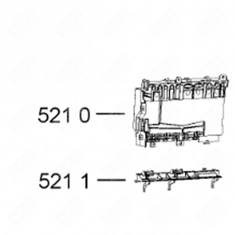 ELECTRONIC CARD, POWER MODULE (REFERENCE 5210) DISHWASHER - 481010695369, C00445222