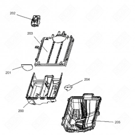 BOÎTE À PRODUITS WASHING MACHINES - 42002689