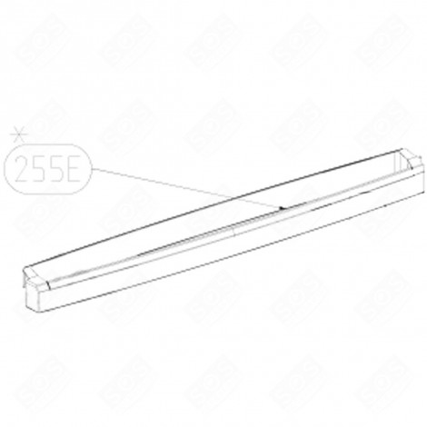 DOOR SHELF (MARK 255E) REFRIGERATOR, FREEZER - 4943260400