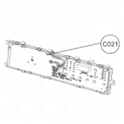 ELECTRONIC CARD, POWER MODULE WASHING MACHINES - 2331300900