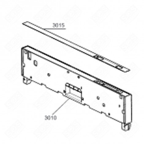 PANEL STRIP (REF. 3010) DISHWASHER - 1745970240