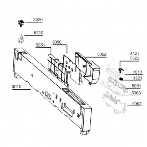 STAINLESS STEEL PANEL DISHWASHER - 1714070200