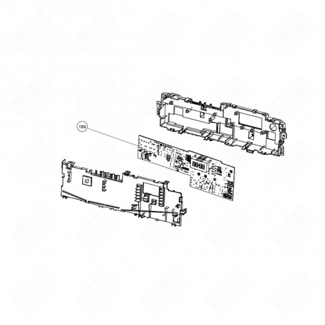 POWER MODULE (REFERENCE 186) TUMBLE DRYER - 2969842702