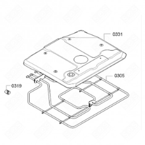 ORIGINAL CATALYTIC CLOSURE (MARK 0331) GAS / ELECTRIC OVENS - 00471267