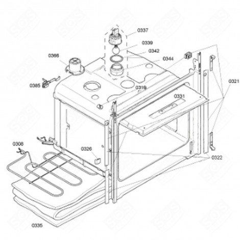 ORIGINAL CATALYTIC CLOSURE (MARK 0331) GAS / ELECTRIC OVENS - 00470972