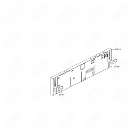 COVER (MARKING 21494) DISHWASHER - 455098