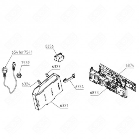 RESISTANCE 3000W 1F TD-75/85 (MARK 6321) TUMBLE DRYER - 562796