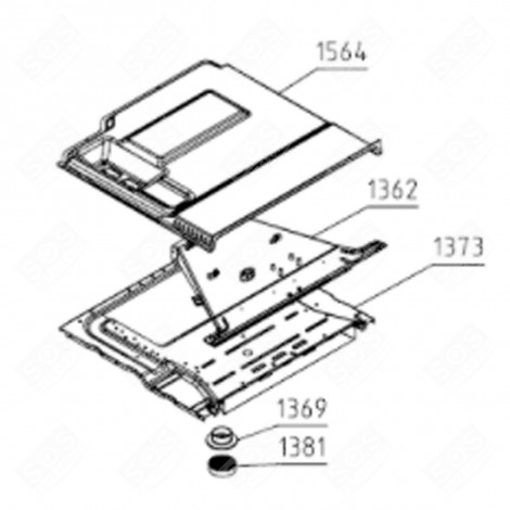 BIO OVEN CEILING 60 NG3 (MARK 1564) GAS / ELECTRIC OVENS - 545495