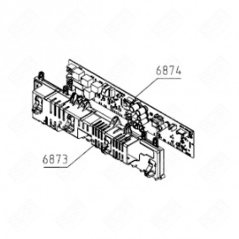 POWER PLATE (MARK 6874) TUMBLE DRYER - 571875