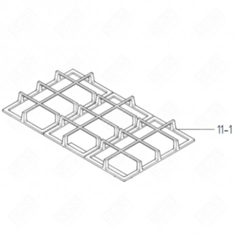 FLAT BEARING DOOR (REFERENCE 11-1) GAS / ELECTRIC OVENS - 519655