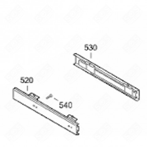 TELESCOPIC RAIL (MARKING 520) REFRIGERATOR, FREEZER - 7890651