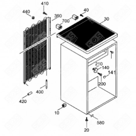 PLATE (MARK 30) REFRIGERATOR, FREEZER - 7431927