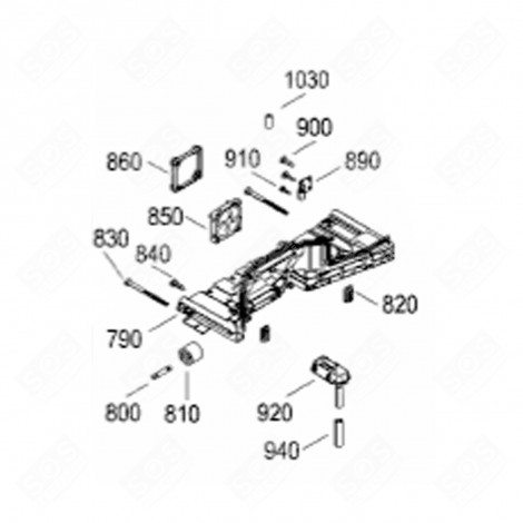 WATER DRAIN MEMBRANE (REFERENCE 940) REFRIGERATOR, FREEZER - 7266001