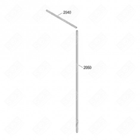 LONG COVERING PROFILE GRID (REFERENCE 2050) REFRIGERATOR, FREEZER - 7641610