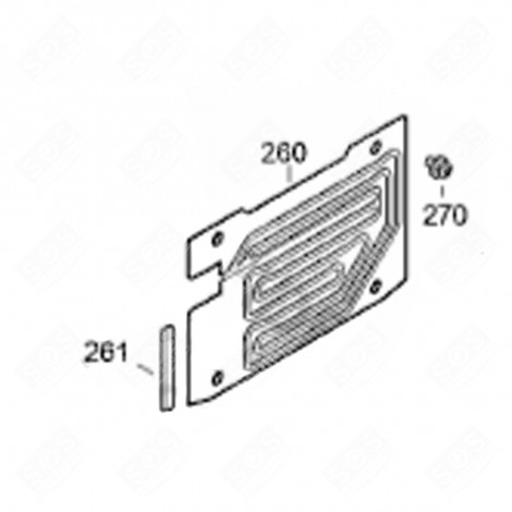 COMPLETE EVAPORATOR REFRIGERATOR, FREEZER - 9874643