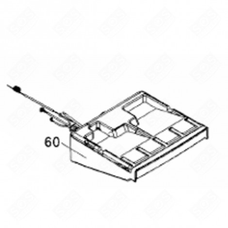 FINNED EVAPORATOR (MARK 60) REFRIGERATOR, FREEZER - 9884142