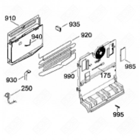 LAMELLAR EVAPORATOR (MARK 910) REFRIGERATOR, FREEZER - 5940821