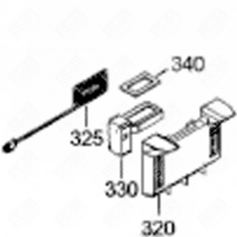 EVAPORATION ELEMENTS (REFERENCE 340) REFRIGERATOR, FREEZER - 7403831