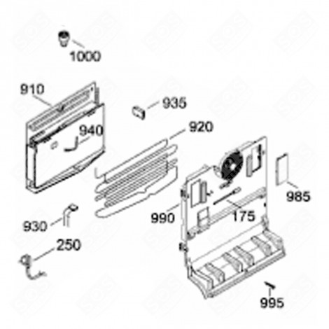 PREFORMED ELEMENT (MARK 935) REFRIGERATOR, FREEZER - 8003086