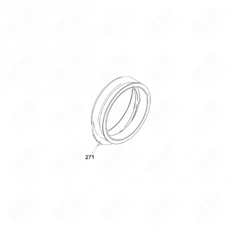 DOOR GASKET (MARKING 271) WASHING MACHINES - 43033765, 70006602