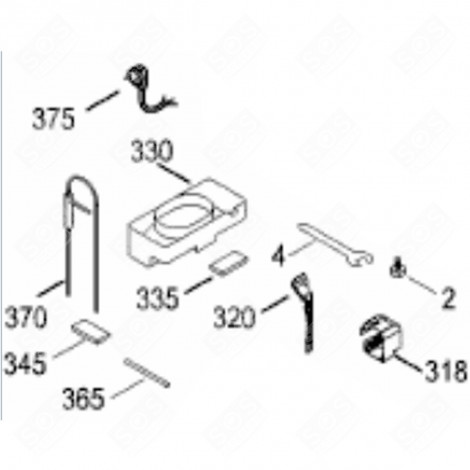 HOOD (MARK 320) REFRIGERATOR, FREEZER - 7438144