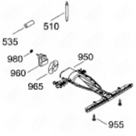 FAN COVER (REFERENCE NUMBER 950) REFRIGERATOR, FREEZER - 7413803