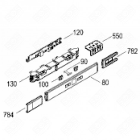 PANEL (REFERENCE POINT 80) REFRIGERATOR, FREEZER - 7434166