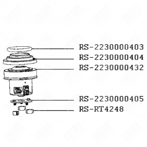 REAR SHOCK ABSORBER (REF. RS-RT4248) VACUUM CLEANER  - RS-RT4248