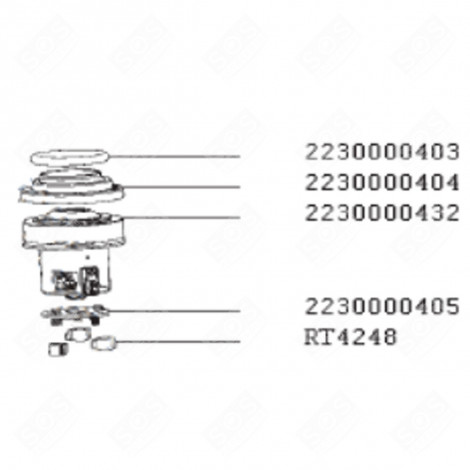 MOTOR SPACER (REF. 2230000405) VACUUM CLEANER  - RS-2230000405 