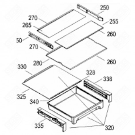 VARIOUS TABLET (MARKER 240) REFRIGERATOR, FREEZER - 7429230