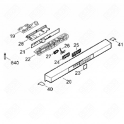 MAGNETIC RELAY BOARD (MARKER 26) REFRIGERATOR, FREEZER - 6113443