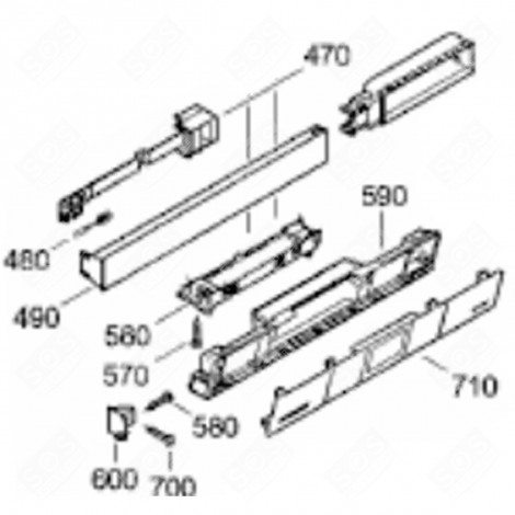 MAGNETIC RELAY BOARD (MARKER 480) REFRIGERATOR, FREEZER - 6143505