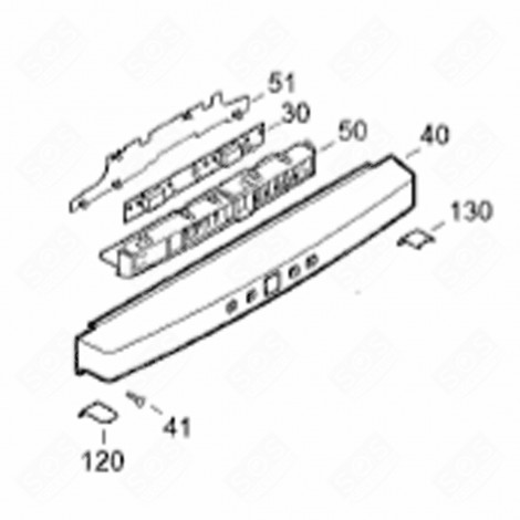 INTEGRATED BOARD (MARK 30) REFRIGERATOR, FREEZER - 6146303