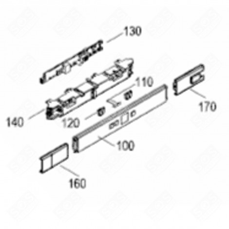 INTEGRAL PLATE (REFERENCE 130) REFRIGERATOR, FREEZER - 6146086