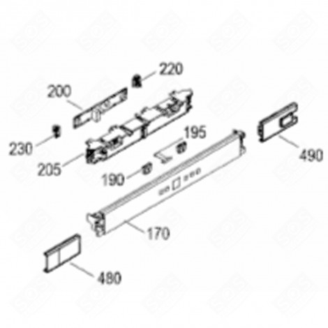 INTEGRATED PLATE (MARK 200) REFRIGERATOR, FREEZER - 6146020