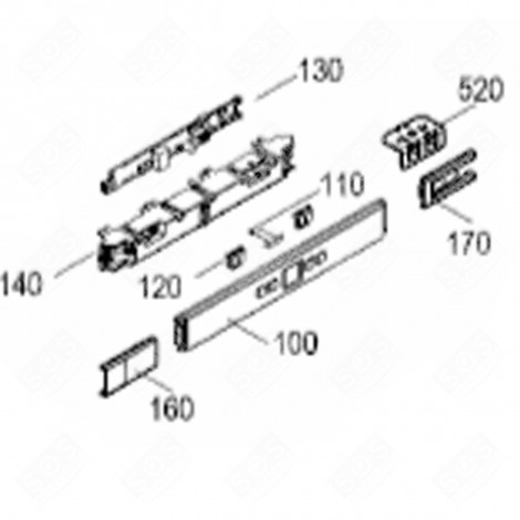 INTEGRAL PLATE (REFERENCE 130) REFRIGERATOR, FREEZER - 6146022